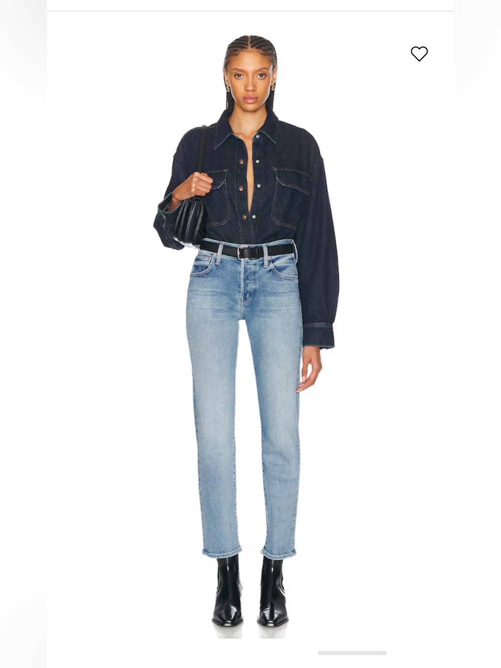 The Mid Rise Hiker Hover Jeans Full moon